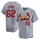 Limited Men's Kyle Leahy Gray St. Louis Cardinals Away Jersey