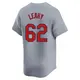 Limited Men's Kyle Leahy Gray St. Louis Cardinals Away Jersey