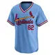 Limited Men's Kyle Leahy Light Blue St. Louis Cardinals Cooperstown Collection Jersey