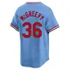 Limited Men's Michael McGreevy Light Blue St. Louis Cardinals Cooperstown Collection Jersey