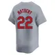 Limited Men's Mike Matheny Gray St. Louis Cardinals Away Jersey