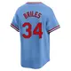 Limited Men's Nelson Briles Light Blue St. Louis Cardinals Cooperstown Collection Jersey