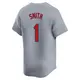 Limited Men's Ozzie Smith Gray St. Louis Cardinals Away Jersey