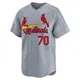 Limited Men's Packy Naughton Gray St. Louis Cardinals Away Jersey