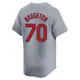 Limited Men's Packy Naughton Gray St. Louis Cardinals Away Jersey