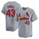 Limited Men's Pedro Pages Gray St. Louis Cardinals Away Jersey