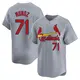 Limited Men's Roddery Munoz Gray St. Louis Cardinals Away Jersey