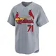 Limited Men's Roddery Munoz Gray St. Louis Cardinals Away Jersey