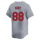 Limited Men's Tekoah Roby Gray St. Louis Cardinals Away Jersey