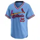 Limited Men's Thomas Saggese Light Blue St. Louis Cardinals Cooperstown Collection Jersey