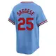 Limited Men's Thomas Saggese Light Blue St. Louis Cardinals Cooperstown Collection Jersey