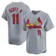 Limited Men's Victor Scott II Gray St. Louis Cardinals Away Jersey