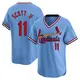 Limited Men's Victor Scott II Light Blue St. Louis Cardinals Cooperstown Collection Jersey