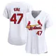 Limited Women's John King White St. Louis Cardinals Home Jersey