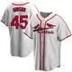 Men's Bob Gibson White St. Louis Cardinals Home Cooperstown Collection Jersey