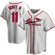 Men's Victor Scott II White St. Louis Cardinals Home Cooperstown Collection Jersey