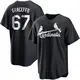 Replica Men's Gordon Graceffo Black/White St. Louis Cardinals Jersey