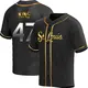 Replica Men's John King Gold St. Louis Cardinals Black en Alternate Jersey