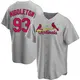 Replica Men's Keynan Middleton Gray St. Louis Cardinals Road Jersey