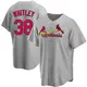 Replica Men's Kodi Whitley Gray St. Louis Cardinals Road Jersey