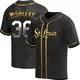 Replica Men's Michael McGreevy Gold St. Louis Cardinals Black en Alternate Jersey