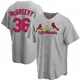 Replica Men's Michael McGreevy Gray St. Louis Cardinals Road Jersey