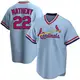 Replica Men's Mike Matheny Light Blue St. Louis Cardinals Road Cooperstown Collection Jersey