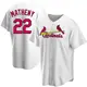 Replica Men's Mike Matheny White St. Louis Cardinals Home Jersey