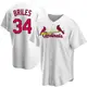 Replica Men's Nelson Briles White St. Louis Cardinals Home Jersey