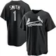 Replica Men's Ozzie Smith Black/White St. Louis Cardinals Jersey