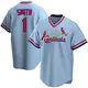 Replica Men's Ozzie Smith Light Blue St. Louis Cardinals Road Cooperstown Collection Jersey