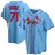 Replica Men's Roddery Munoz Light Blue St. Louis Cardinals Alternate Jersey