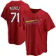 Replica Men's Roddery Munoz Red St. Louis Cardinals Alternate Jersey