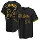 Replica Men's Ryan Fernandez Black St. Louis Cardinals Snake Skin City Jersey