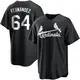 Replica Men's Ryan Fernandez Black/White St. Louis Cardinals Jersey