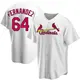 Replica Men's Ryan Fernandez White St. Louis Cardinals Home Jersey