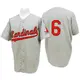 Replica Men's Stan Musial Grey St. Louis Cardinals 1956 Throwback Jersey