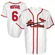 Replica Men's Stan Musial White St. Louis Cardinals Throwback Jersey