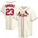 Replica Men's Ted Simmons Cream St. Louis Cardinals Alternate Jersey