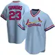 Replica Men's Ted Simmons Light Blue St. Louis Cardinals Road Cooperstown Collection Jersey