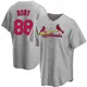 Replica Men's Tekoah Roby Gray St. Louis Cardinals Road Jersey