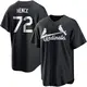 Replica Men's Tink Hence Black/White St. Louis Cardinals Jersey