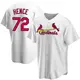 Replica Men's Tink Hence White St. Louis Cardinals Home Jersey