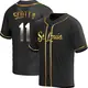 Replica Men's Victor Scott II Gold St. Louis Cardinals Black en Alternate Jersey