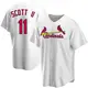 Replica Men's Victor Scott II White St. Louis Cardinals Home Jersey