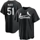 Replica Men's Willie McGee Black/White St. Louis Cardinals Jersey