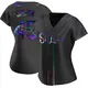 Replica Women's Bob Gibson Black St. Louis Cardinals Holographic Alternate Jersey