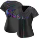 Replica Women's Kyle Leahy Black St. Louis Cardinals Holographic Alternate Jersey