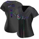 Replica Women's Ozzie Smith Black St. Louis Cardinals Holographic Alternate Jersey