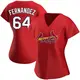 Replica Women's Ryan Fernandez Red St. Louis Cardinals Alternate Jersey